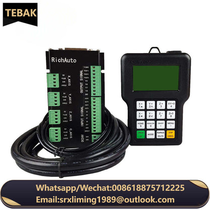 CNC Controller Richauto DSP A11E A18E  3Axis 4Axis USB Remote Control System, Supports Multi-Head Replacement and G Code
