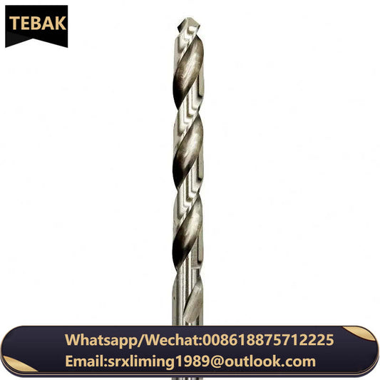 TEBAK Factory Wholesale Titanium Coted 4.2 mm Cobalt 5% Drilling Bits Hss Drill Bit Twisted Drill Bits