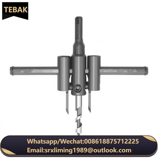 TEBAK Adjustable Aircraft Type Woodworking Hole Opener Audio Spotlight Integrated Ceiling Downlight Gypsum Board Drilling Drill