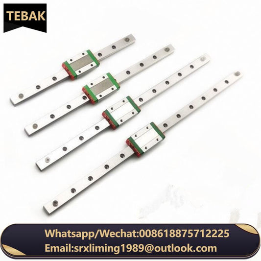 TEBAK D-21 9mm Linear Guide MGN9 100mm 200 300 350 400 450 500 600 800 1000 1100 1200mm Linear Rail + MGN9H Block 3d Printer CNC