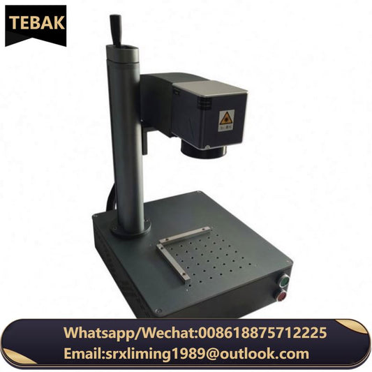 TEBAK XY-10 30W Desktop Fiber Laser Marking Machines Laser Engraving Equipment Laser Engraver for Metal Plate Pvc Pipe Ear Tag