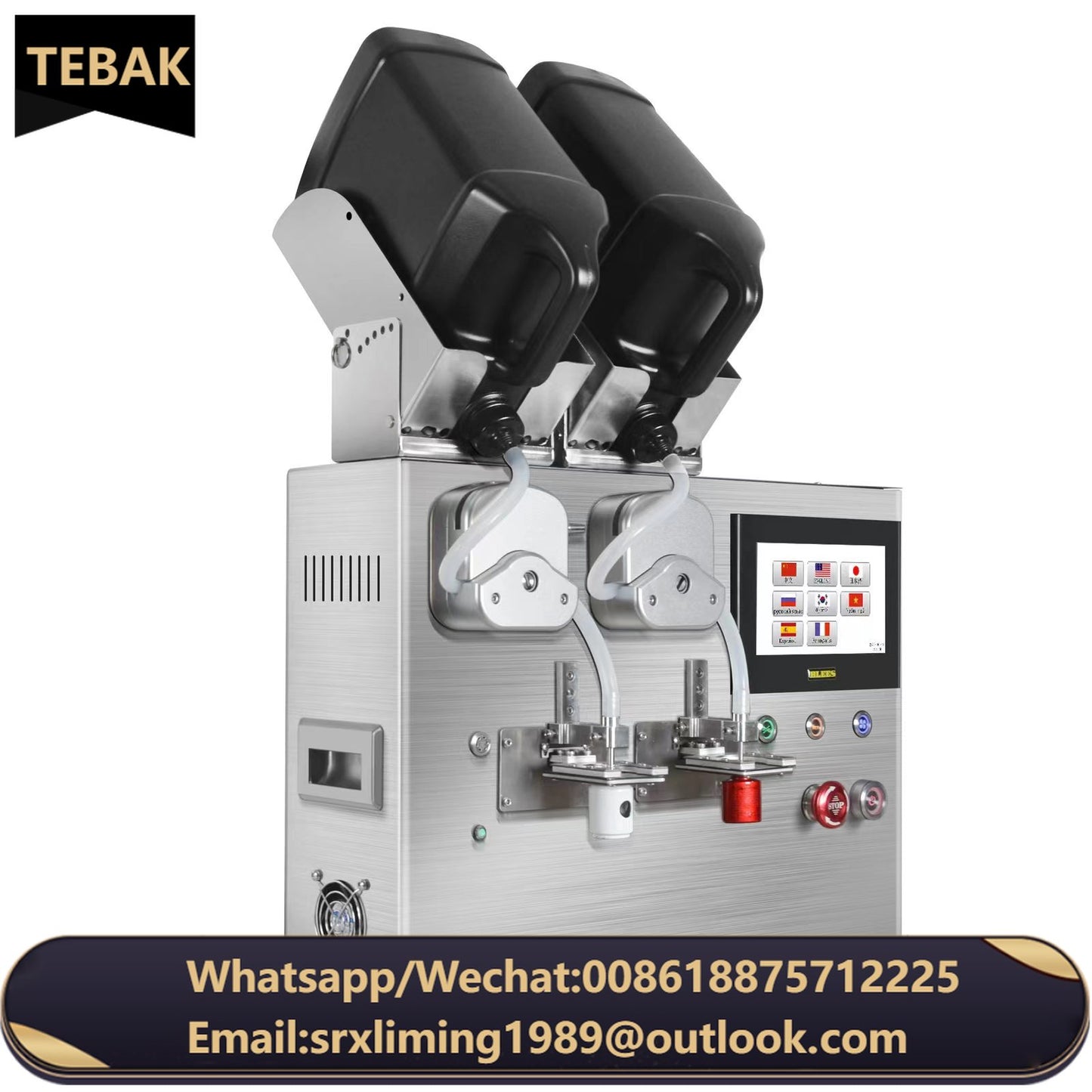 TEBAK Gel Nail Polish Filling High Quality Nail Gel Polish Filling Machine Bottle Filling Machine