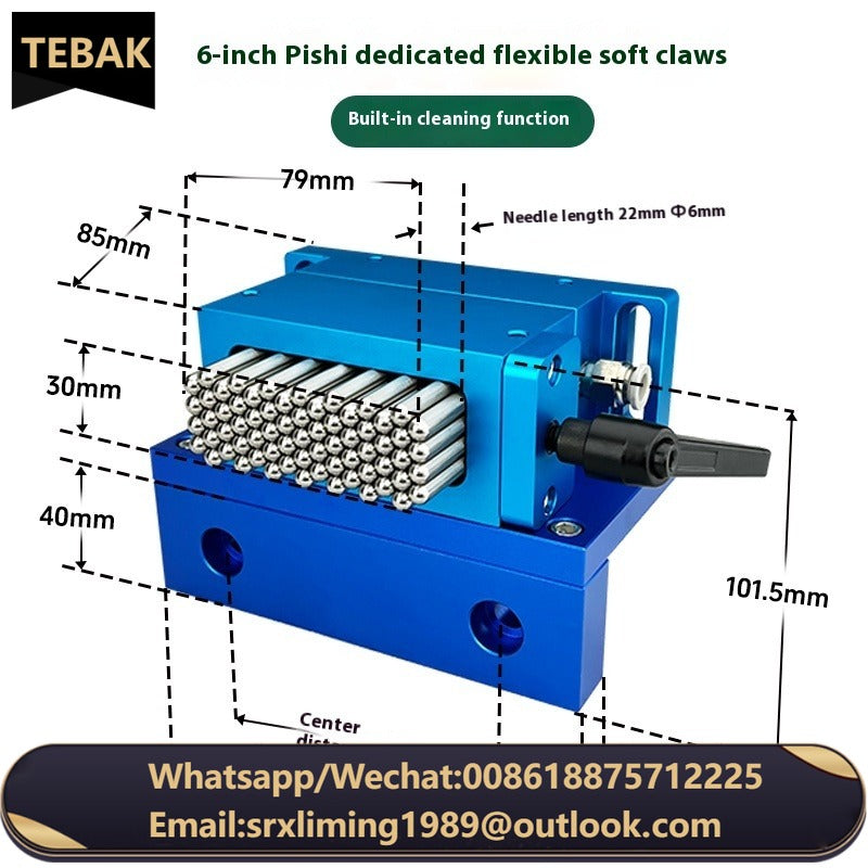 Flexible Fixture Optional with Stainless Steel Pins High Quality Steel Bench Vise Precision Gripper Tooling Fixture CNC Fixture