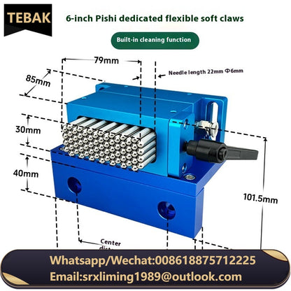 Flexible Fixture Optional with Stainless Steel Pins High Quality Steel Bench Vise Precision Gripper Tooling Fixture CNC Fixture