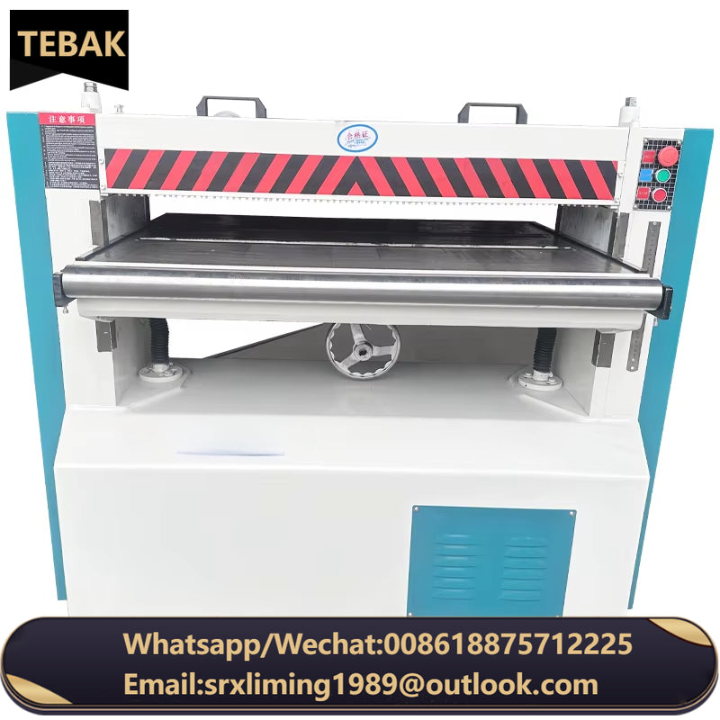 A TEBAK Wood Timber Board Woodworking Single Side Spiral Helical Straight Cutter Head Thickness Thicknesser Edger Planer