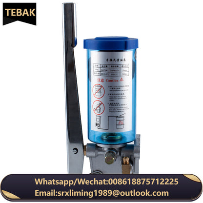Manual hydraulic Pump LSG-05 LSG-08 Series Manual Lubricating Pump Hand Operated Grease Lubricator 6mm Outlet 500CC 800CC
