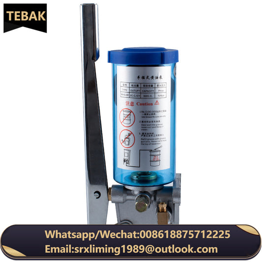 Manual hydraulic Pump LSG-05 LSG-08 Series Manual Lubricating Pump Hand Operated Grease Lubricator 6mm Outlet 500CC 800CC