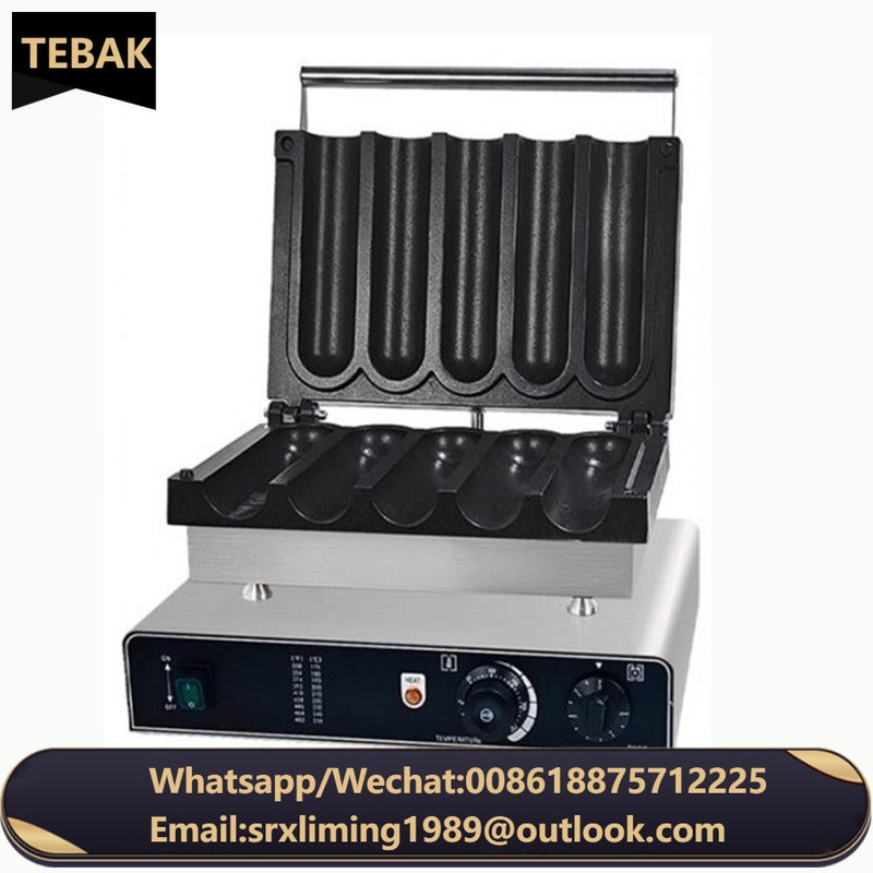 TEBAK Electric Mexico Chicken Wraps Toaster Barbecue Burrito Baker Machine Non-stick Chicken Meat Burrito Heating Roll Machine
