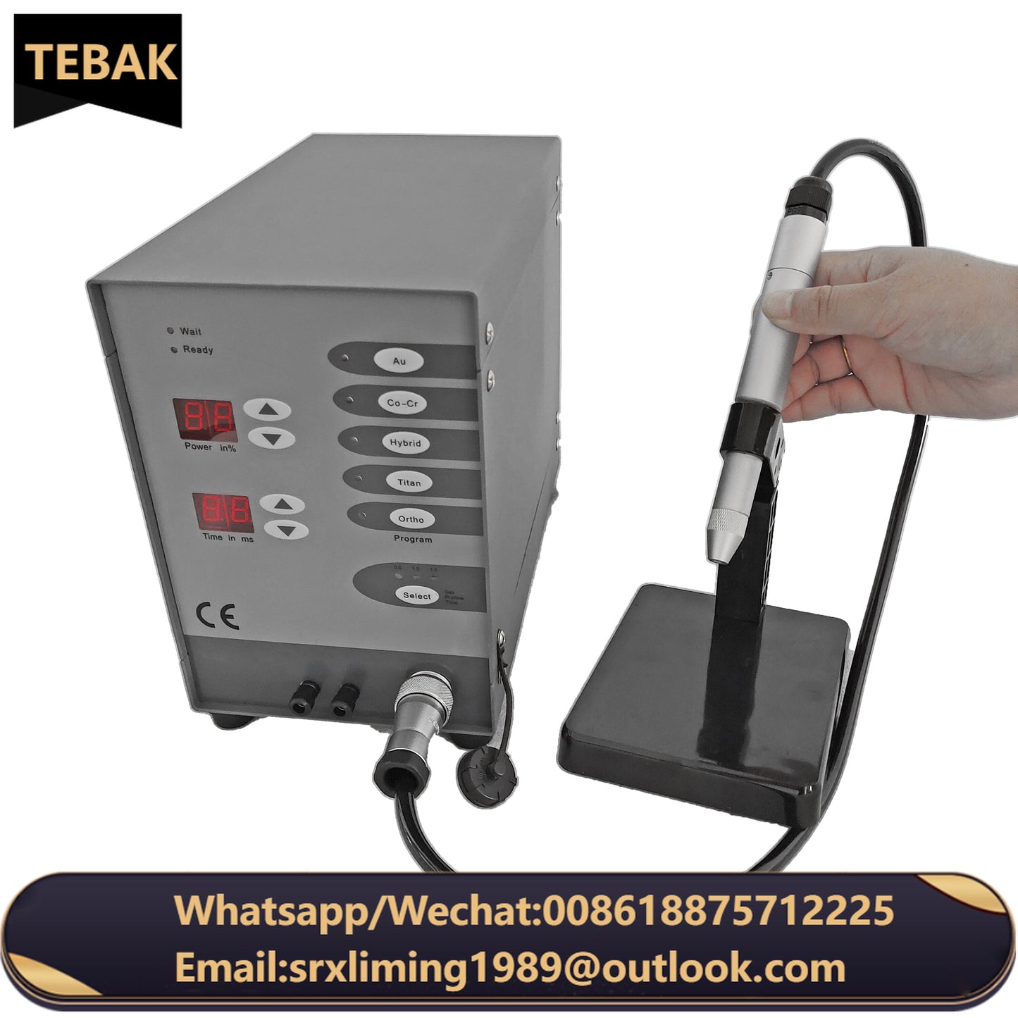 TEBAK Numerical Control Touch Pulse Argon Arc Spot Welder Jewelry Spot Welding Machine Jewellery Soldering Machine Spot Welder