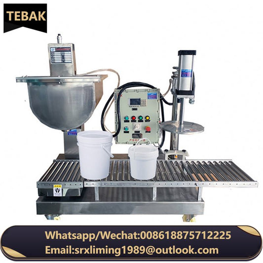 XSH-4 TEBAK Automatic Latex Paint Acrylic PU Professional Powder Coating Painting Batch Package Filling Machine