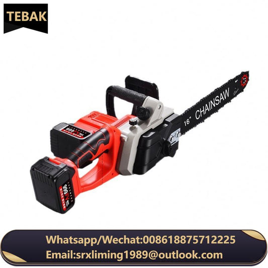 16inch High Power Hand-held Electric Chainsaw Power Tools Cordless Chainsaw for Cutting Woods