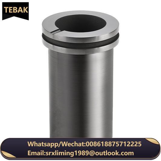 TEBAK High Temperature Silicon Carbide Graphite Crucible Goldsmith Tools Metal Iron Crucibles for Gold Silver Copper Aluminum