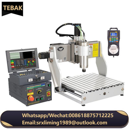 TEBAK JY-02 Mini Cnc Engraver  3040 Industrial Engraving 3axis 4axis CNC Milling Machine 1.5KW 2.2KW Carving Equipment