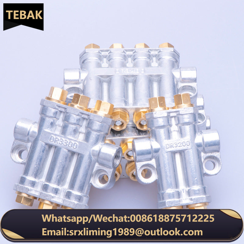 2-10 Oil outlet Lubricant Metering Device Quantitative Pressure Relief Oil Grease Distributor for Lubrication System