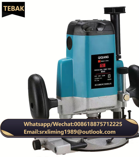 A TEBAK 2200W High Power Bakelite Milling Machine Mortise and Tenon Machine Trimming Machine
