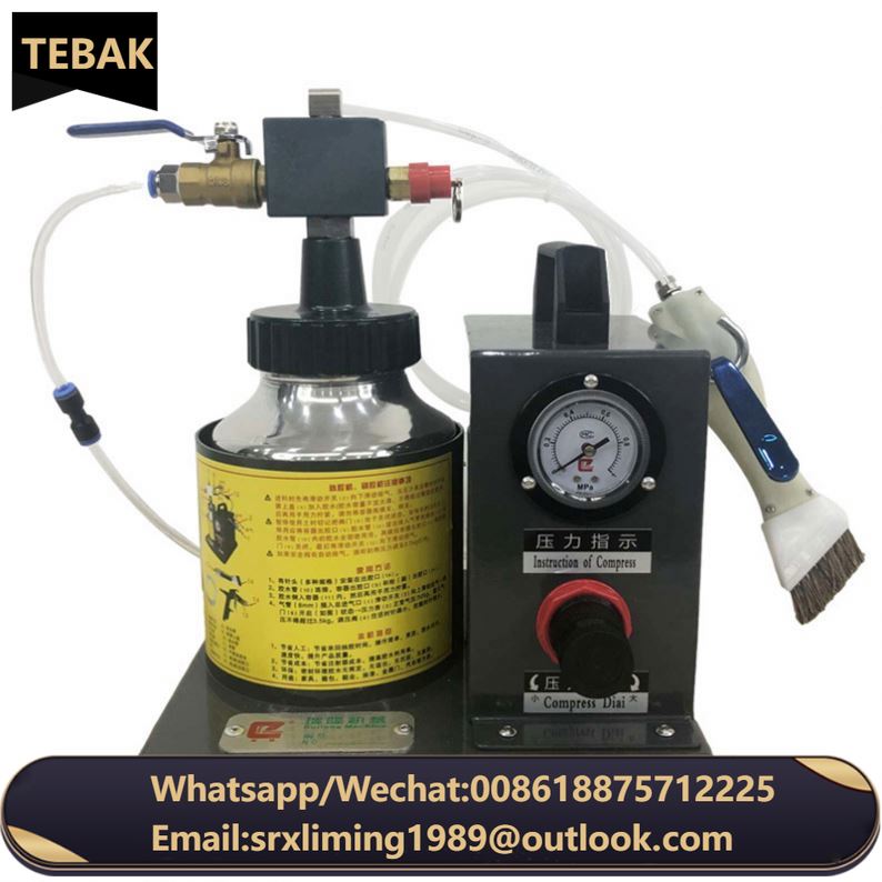 Automatic Pneumatic Double Head Glue Filling Machine Spray Machine Shoe Leather Brush Glue Machine