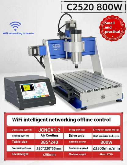 TEBAK JY-09 Touch Screen Off-line Control System C2520 C3030 C4030 C4060 3Axis 800W 1.5KW CNC Engraving Carving Machine