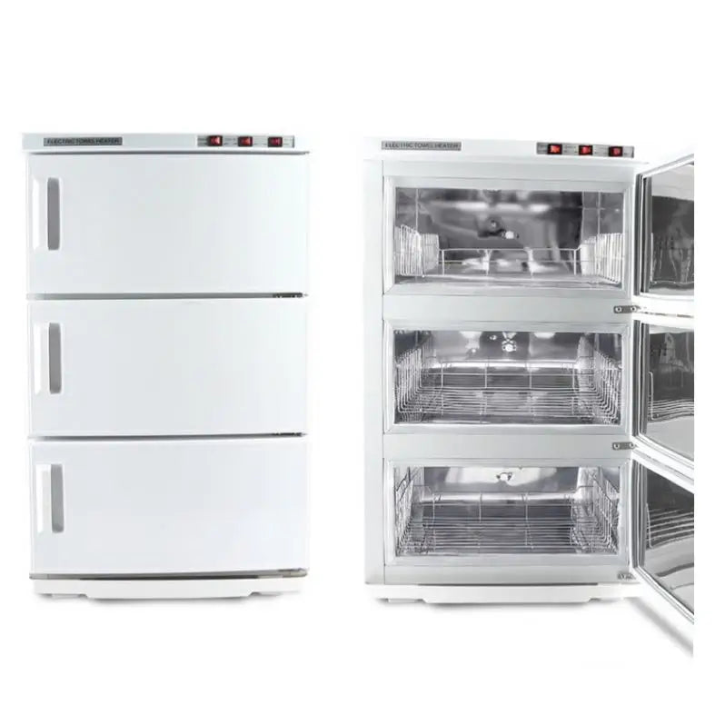 TEBAK Professional Electric Vertical Salon Spa Tool Cabinet Towel Heater Ultraviolet Towel Warmer