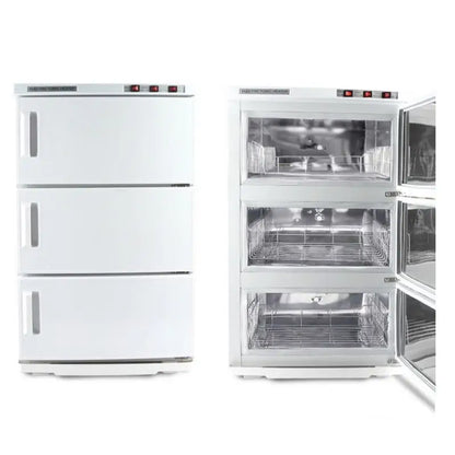 TEBAK Professional Electric Vertical Salon Spa Tool Cabinet Towel Heater Ultraviolet Towel Warmer