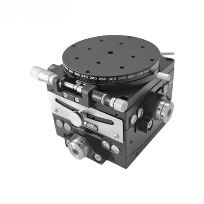 Quality Guarantee XY  Axis Manual Slide Table Trimming Platform Cross Roller Linear Position Stage for Precision Inspection