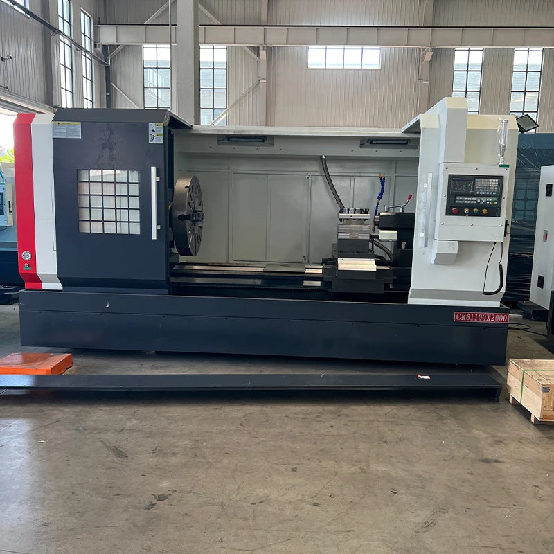 Tebak Heavy Duty Ck61100 China 1500/2000/5000mm Cnc Horizontal Metal Lathe Machine With Siemens Controller System