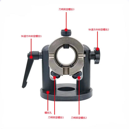 CNC Machining Lock Tool Holder Universal Vertical Horizontal Tool Holder Device BT40 HSK63 Tool Holder Lock Knife Seat