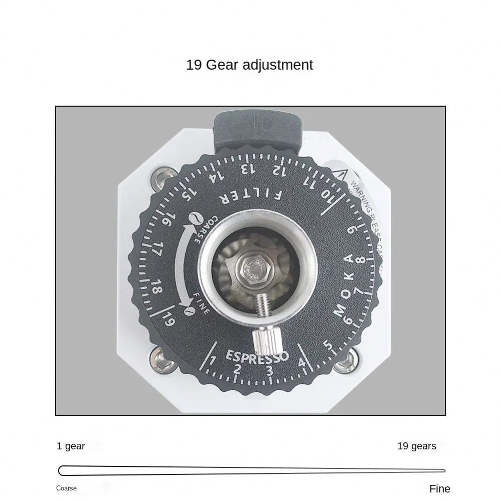 110V and 220V 40mm Titanium Conical Burr Coffee Grinder / Metal Coffee Grinder