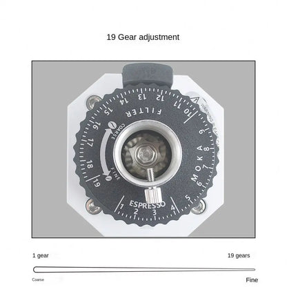 110V and 220V 40mm Titanium Conical Burr Coffee Grinder / Metal Coffee Grinder