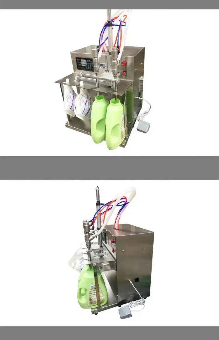 Tebak Semi-Automatic Customize Filling Heads Spout Pouch Bag Doypack Liquid Drinking Water Filling Capping Packing Machine
