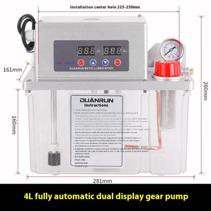 220V Gear oil pump 2L 4L Automatic Lubricator Grease Central Lubrication System Automatic Greaser