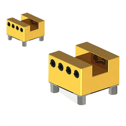 TEBAK U20 Slotted Brass Chuck Inova Machine EDM Electrode Positioning Fixture Fine Grinding CNC Clamping Seat