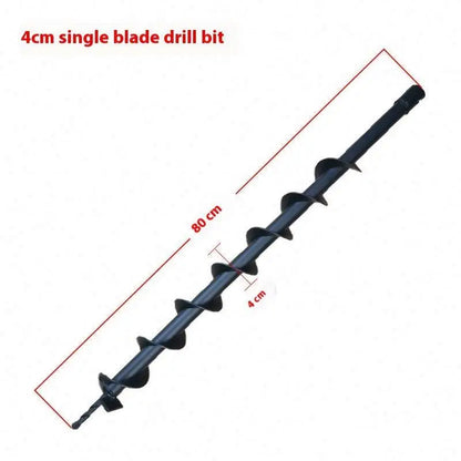 Alloy Steel Ground Drill Bit, Garden Tools, Greenhouse Piling and Tree Planting Engineering, Hole Drilling Rotary Drill Bit