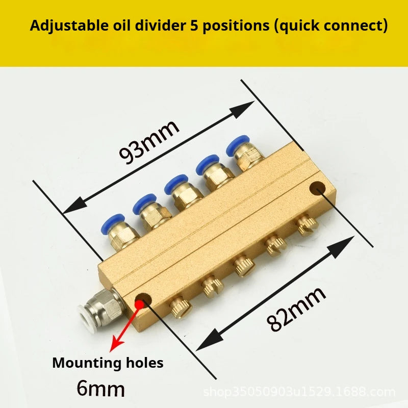 Wholesale Price Oil Separator Adjustable Drain Distribution Lubrication System Distribution Valve Oil Separator