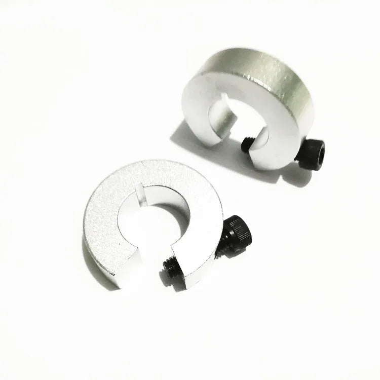 TEBAK D-29 Aluminum Open Type Optical Axis Clamping Ring Clamp Shaft Sleeve Fixing Ring SCS SBR Linear Rail Stop Collars