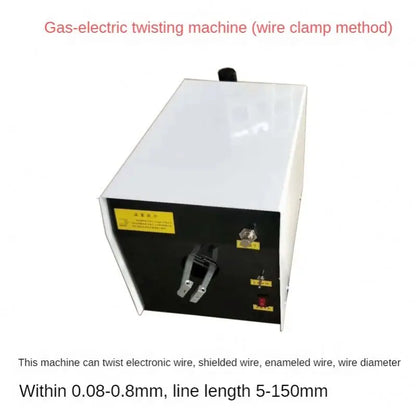 TEBAK Shielded Wire Brushing Machine Braided Wire Winding Twisting Machine Cable Shield Wire Cutting Stripping Tinning Machine