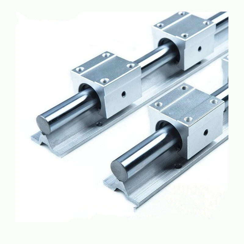 TEBAK D-25 SBR Series Aluminum Support Rail Linear Guide Linear Shaft Guide Rail SBR SBR UU  LUU Shaft Diameter 12mm for CNC