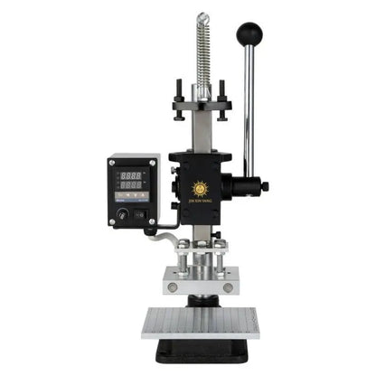 A TEBAK Manual Leather Paper Wood Machine Heat Press Machine Letters Hot Foil Stamping Machine