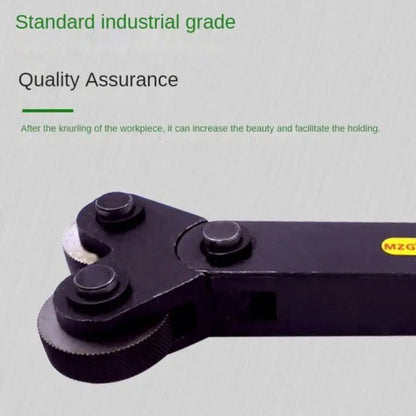 ANDUUK Knurling Tool 0.4  0.6 0.8 1.0 1.2 1.4 1.6 mm Double Wheel Reticulated Form Knurling Tool for Lathe