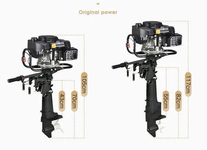 TEBAK 9.0HP 7.5 4.5 6.5 2.5 HP 4-Stroke Diesel Outboard Motors New Condition With Long Shaft for Sales or Use