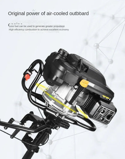 TEBAK 9.0HP 7.5 4.5 6.5 2.5 HP 4-Stroke Diesel Outboard Motors New Condition with Long Shaft for Sales or Use