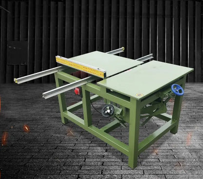 TEBAK Professional Board Small Sliding Table Panel Saw Cutting Machine for Making Furniture Can Cut at 45 Angles Are Sold