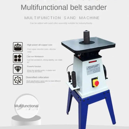 TEBAK CX-13 Woodworking MM326 Belt Sander Machine Woodworking Disc Sander Machine Stand Sanding Polishing Grinder Machine