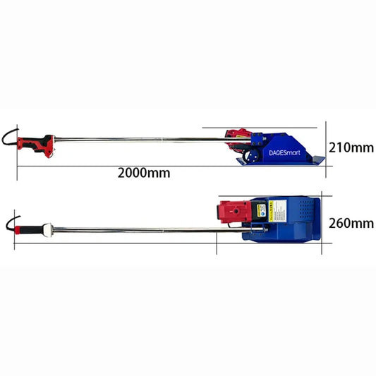 TEBAK CNC Laser Cutting Machine Slag Remover Stainless Steel Handheld Laser Tablecleaning Machine Laser Sword Fence Slag Remover
