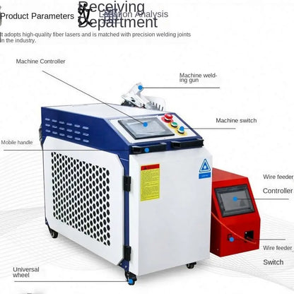 TEBAK XY-13 Automatic Wire Feed Multi-angle Handheld Laser Welder Metal Welding Machine Equipment Beautiful Weld Seam Fast Speed