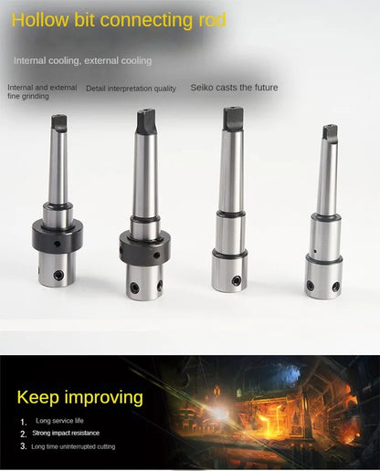 ANDUUK Taper Arbor MT2/MT3 for Annular Cutter Hollow Drill Bit Clamp Chuck Magnetic Drill Extension Drilling Tool Holder