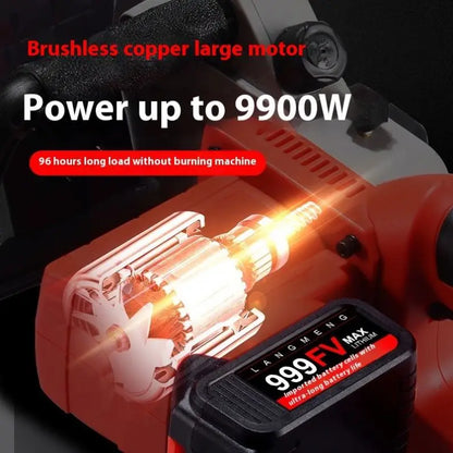 16inch High Power Hand-held Electric Chainsaw Power Tools Cordless Chainsaw for Cutting Woods