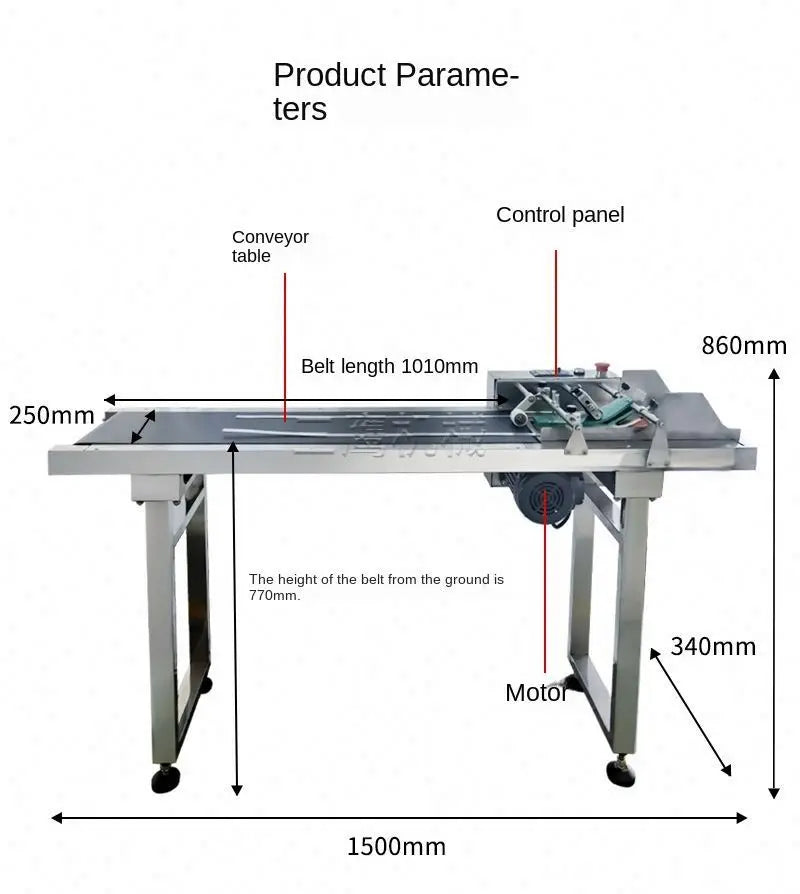 TEBAK SY-FY Automatic High Speed Friction Type Feeder Paper Card Box Counting Conveyor Belt Paging Machine
