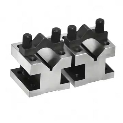 TEBAK  105x105x78 35x35x30 60x60x50 V-shaped Iron V-shaped Steel Fixture Precision Parallel V Type Block Clamping Sets