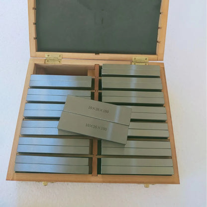 TEBAK Machine Tools 100x4mm 9pairs Precision Parallel Set Parallelism: 0.005mm Parallel Bock Set Block Gauge Gage