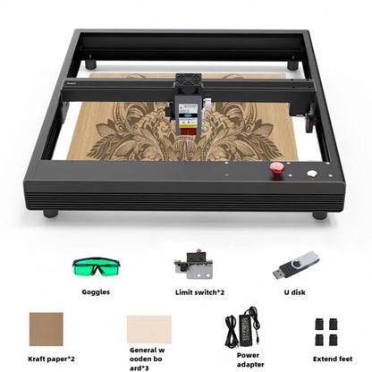 TEBAK 10W 20W Portable Mini 3d Small DIY Laser Engraving Machine Cutting and Engraving Kit for Metal Wood Glass Plastic